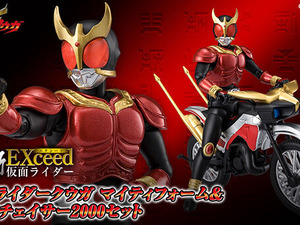 「仮面ライダークウガ」25周年記念としてマイティフォーム姿で立体化―愛機「トライチェイサー2000」も同梱 画像