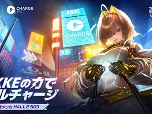 『勝利の女神：NIKKE』デザインのモバイルバッテリーがTGSに出現！来場者にはジュエルなど嬉しい配布も 画像