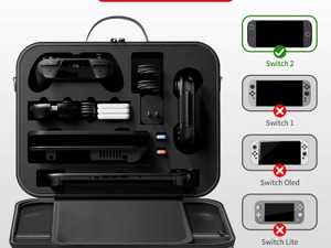 ドックやJoy-Conも丸ごと収納！AriKroii Switch 2ケースが便利すぎる 画像
