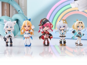「ホロライブ」白上フブキ、宝鐘マリンら5人がデフォルメフィギュア化！手のひらサイズで可愛い「PalVerse」9月26日予約開始 画像