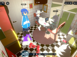 オンラインでも皆で集まろう！作業支援ツール『gogh: Focus with Your Avatar』Steam版に追加のマルチプレイモードをみんなで遊んでみた 画像