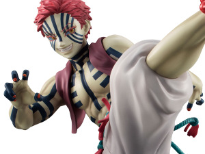 “やはりお前は鬼になれ杏寿郎”「鬼滅の刃」より「猗窩座」G.E.M.フィギュアが再販！力強く踏み込まれた台座が破壊力を物語る 画像