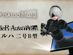 “とあるモーション”で2Bの衣装が変化！『ニーア オートマタ』×『Desktop Mate』コラボDLCが10月9日リリースへ 画像