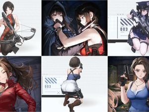『バイオ』「エイダ」のチャイナ服に「ジル」のボディスーツも！『勝利の女神：NIKKE』で活躍する姿や射撃姿勢を激写【フォトレポ】 画像
