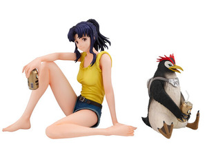 「ヱヴァ」葛城ミサトが部屋着＆ポニテ姿で立体化！ペンペンと共に自室でリラックスしているイメージのフィギュアが抽選販売 画像