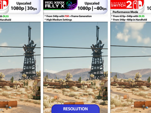 「スイッチ2」vs「ROG Xbox Ally X」の性能比較。スペック的に優位なのは？ 画像