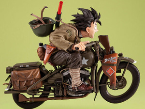 特殊装備のバイクで疾走する「孫悟空」！「ドラゴンボール」印象的なイラストを元に、各部ディテールを徹底再現 画像