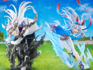 オグリ、タマの競り合う姿が迫力満点！「ウマ娘 シングレ」躍動感溢れるエフェクト付きフィギュアがプライズ展開 画像