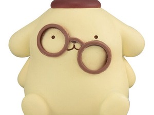 眼鏡がずれたポムポムプリンが可愛い！ハローキティ、マイメロディなど「サンリオキャラクターズ」が“めがねっこちゃんフィギュア”としてガシャポン化 画像