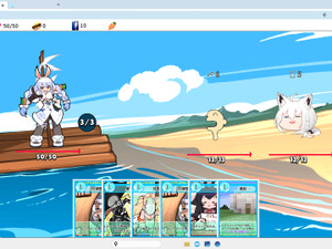 holo Indie新作デッキ構築型ローグライトRPG『HoloSeeker』が発売！ホロライブ兎田ぺこら、猫又おかゆなど人気タレントが出演 画像