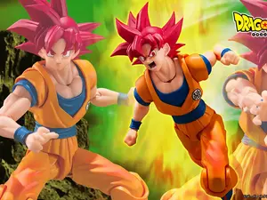 「ドラゴンボール超」より「超サイヤ人ゴッド孫悟空」アクションフィギュア2種が店頭予約開始！表情パーツで様々なシーンを演出 画像