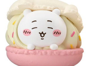 「ちいかわ」たちが、マカロンになっちゃった！上に乗った生地もお顔になっているガシャポン「きゃらまかろん」全4種がどれも可愛い 画像