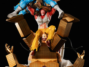 あーーっと夢のドッキングだーーーっ!!「キン肉マン」“マッスルドッキング”の決定版!! 32万円超えの臨場感抜群なフィギュア登場 画像