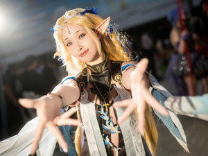 【コスプレ】立っているだけでシルエットが絵になる美女レイヤー！『鳴潮』カルテジアがスレンダーな美脚で会場を魅了する【写真7枚】 画像