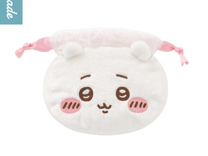 ちいかわたちの“お顔”が巾着に！ふわふわ手触りなカプセルトイ「おかお巾着」全4種がどれも可愛い 画像