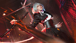 『アークナイツ』タルラ／モデル：KAPI （@KAPI_827MP）、撮影：乃木章（@Osefly）、レタッチ：冥音（@Mingyincoser）