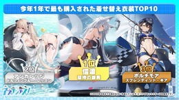 『アズレン』今年1年で最もケッコンされた艦船は？現在の“最高指揮官レベル”など、気になるランキングが一挙発表！