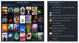 家族とライブラリ共有しよう！Steam「ファミリーシェアリング」機能がベータ版で刷新、ゲームを借りていても同時起動が可能に