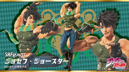 「ジョジョ」の象徴的ポーズと力強い筋肉を両立！「ジョセフ・ジョースター」がアクションフィギュア化ーワイヤー入りマフラーで流れるような動きを演出