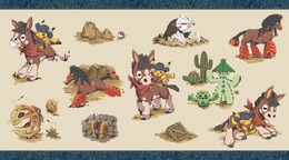 砂漠を旅するピカチュウとドロバンコ！『ポケモン』が新グッズ「Run Run ! Desert」を6月21日から展開