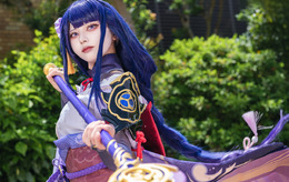 雷電将軍『原神』／くれは くく（X：@kuku_81cos）