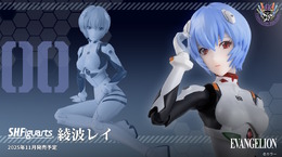 太もものロール可動で柔らかいポーズも自然…！「エヴァンゲリオン」綾波レイがプラグスーツ姿でアクションフィギュア化