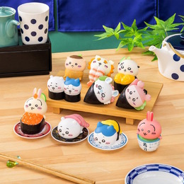 中トロの乗ったちいかわ、いくら軍艦に包まれたうさぎ…人気シリーズ「ちいかわ寿司」の新作フィギュアコレクションが可愛すぎる！
