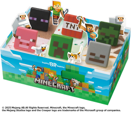 食べ終わると何かが出てくる…？『マインクラフト』がサーティワンに初登場ーキャラピック付のアイスケーキを販売