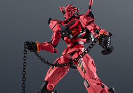 ジークアクスとも並べたい！赤いガンダムが可動フィギュア「UNIVERSE」に出撃―ハンマーは鎖部分を金属パーツで再現