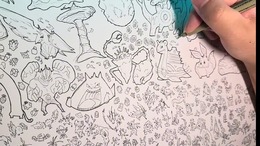 『ポケモン』1,025種類＋α大集合！1枚絵に図鑑やアイテムも描いたイラストレーター