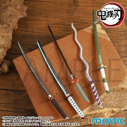 「鬼滅の刃」日輪刀がペーパーナイフに！特徴的な鐔やカラーを塗装で再現した、竈門 炭治郎や冨岡 義勇ら全5種ラインナップ