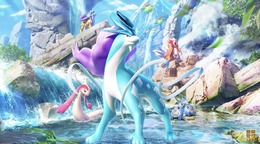 『ポケポケ』新パック「未知なる水域」8月28日リリース！ライコウ/エンテイ/スイクンがexとして揃い踏み