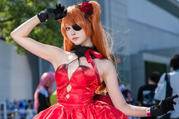 式波・アスカ・ラングレー：WILLE（NIKKEコラボ衣装）／μ(ミュー)（X：@xxmyu_myu）