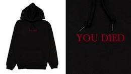 『Bloodborne』何度も見る“YOU DIED”メッセージがパーカー＆Tシャツに！新作グッズを「TGS2025」にて先行販売