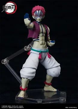 「鬼滅の刃」より「猗窩座」アクションフィギュアが再販！戦闘時に見せる狂気的な“嗤い顔”や、“破壊殺・羅針”プレートなど付属
