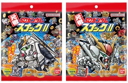 昔懐かしい「元祖SDガンダム」シール付きスナックに第2弾！「νガンダムHWS」や「サイサリス」まで全33種―描き下ろしの「ペーネロペー」らも収録