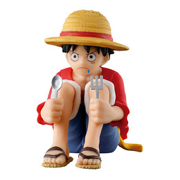 ワンピ飯を待つルフィたち！「まちぼうけ」ガシャポンに「ワンピース」が初登場ーキャラクターらしさが表れたポージングのフィギュア全4種