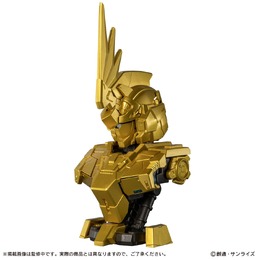 「ユニコーンガンダム3号機 フェネクス」が胸像フィギュアに！デストロイモードも決まるメカニカルバストDX弾、ガシャポンオンライン限定で販売