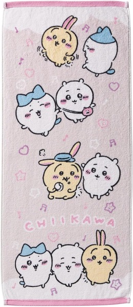 【プライム感謝祭セール】ちいかわフェイスタオルが21％OFF！かわいくて肌触りも抜群の綿100％タオル