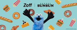 「Zoff」×「パペットスンスン」コラボで限定アイウェアや雑貨など受注開始