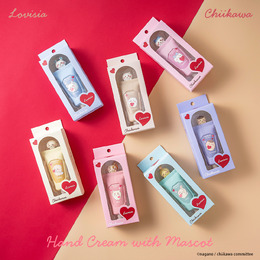 “ちょこん”と乗ったマスコットが可愛すぎる！Lovisia「ちいかわ」コラボコスメ第5弾としてハンドクリームとリップクリームが10月31日より販売