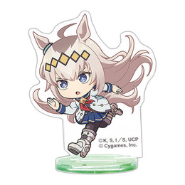 ミニキャラのウマ娘たちが全力疾走で可愛い!「ウマ娘 シングレ」の描き起こしアクスタ全15種が、ガシャポンにて11月第3週より発売