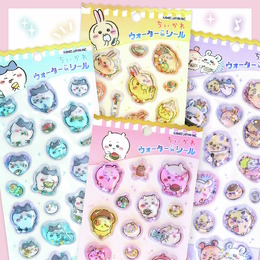 「ちいかわ」のぷくぷくシールが可愛い！中に入った水がゆらゆらキラキラと輝き、触り心地はぷにっと柔らか【UPDATE】