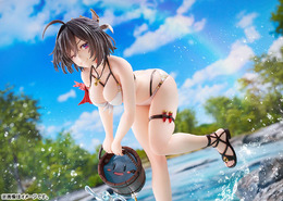 白い水着姿とむじゃきな笑顔が眩しい！『ユミアのアトリエ』より水遊びをする“ユミア”フィギュアが予約受付中