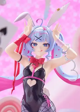「初音ミク」がDECO*27氏による楽曲「ラビットホール」モチーフで立体化!布製網タイツとスーツのコントラストが映える質感表現
