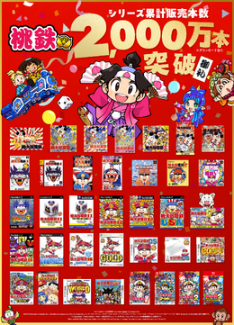 『桃鉄』シリーズが累計販売本数2,000万本突破！37年の歴史を誇る国民的ゲームが大記録達成