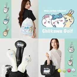 ハチワレのNICE SHOTに喜ぶちいかわたち！「ちいかわ」ゴルフ用品ほか、日常使いできるハンドタオルなど新作アイテムが発売