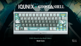 サイバー感満載で隅々までイカしてる！「GHOST IN THE SHELL / 攻殻機動隊」×「IQUNIX」コラボキーボードは性能も一級品のゲーミング仕様