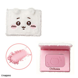 「ちいかわ」毎日のメイクが楽しくなる！もふもふのおかお刺繡コスメ「ふわかおこんぱくと」に、うさぎゴールドラメ など全4種