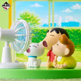 「クレヨンしんちゃん」新作一番くじは“夏休み”がテーマ！扇風機に「あ～」とするフィギュア、シロのボウル皿など夏全開のラインナップ
